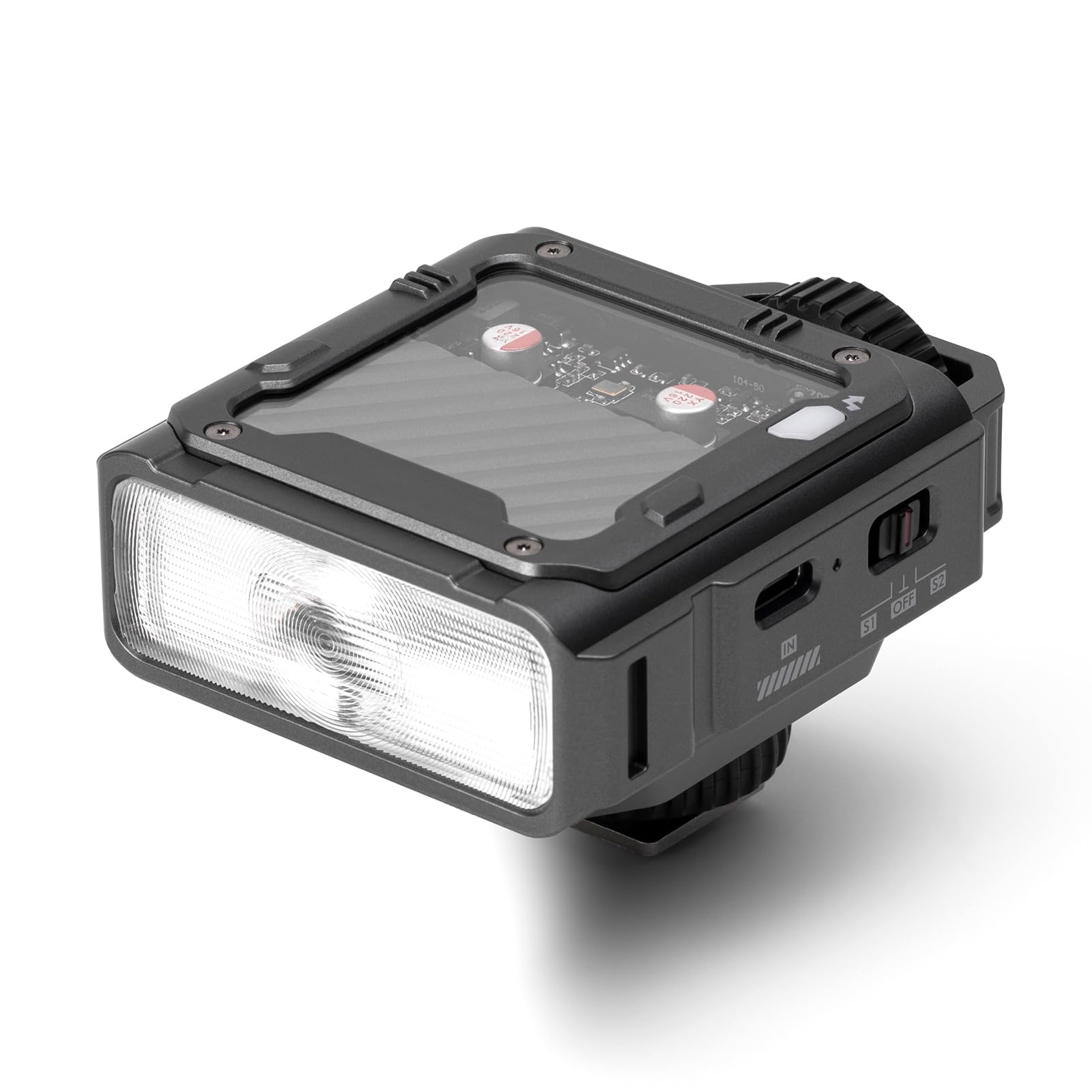 Focket Flash per Fotocamera, 26Ws 7 Livelli Regolabili TTL Flash Manuale