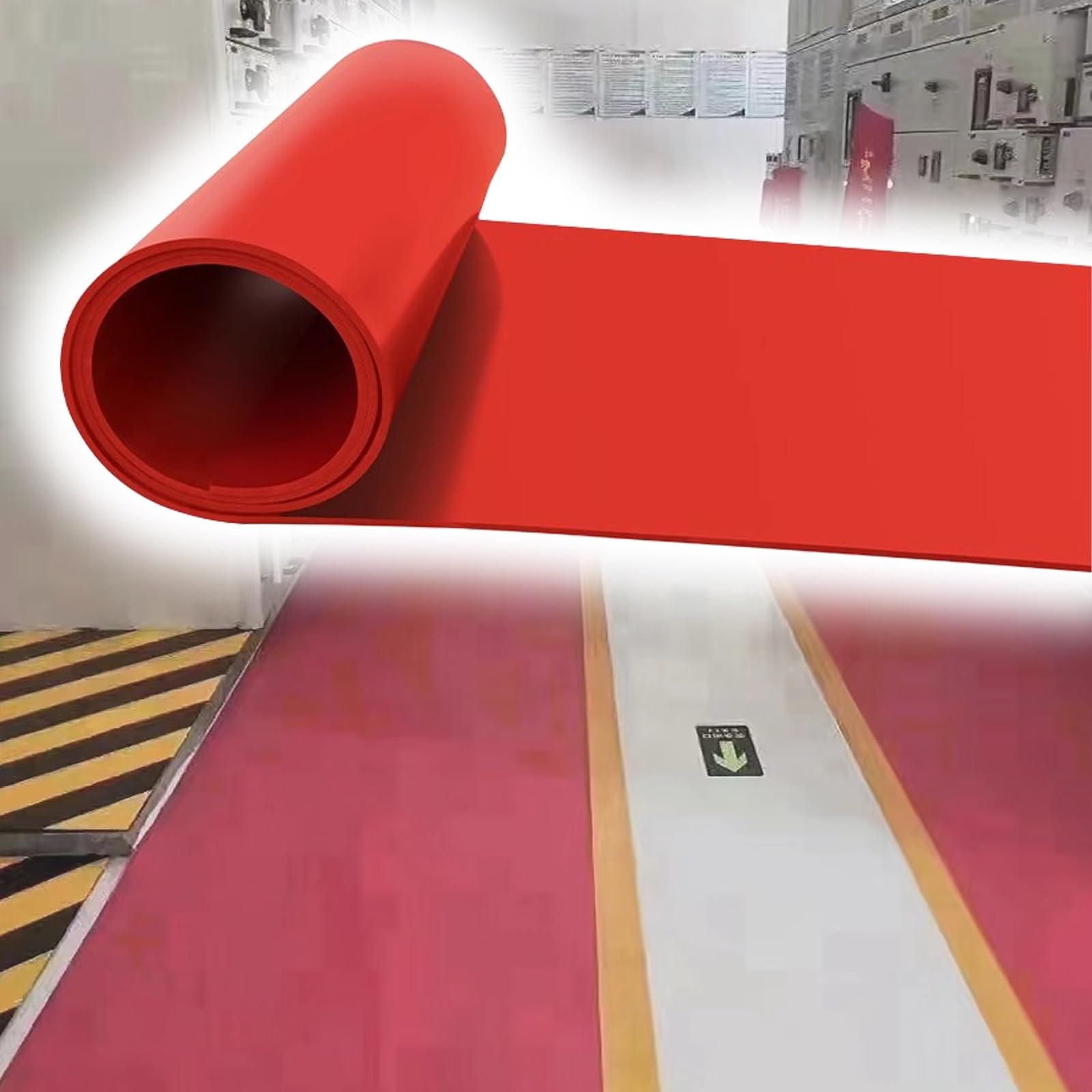 Alfombrillas de Goma para Seguridad eléctrica, Manta Aislante de Alta tensión para subestaciones, Almohadillas aislantes antivibración.