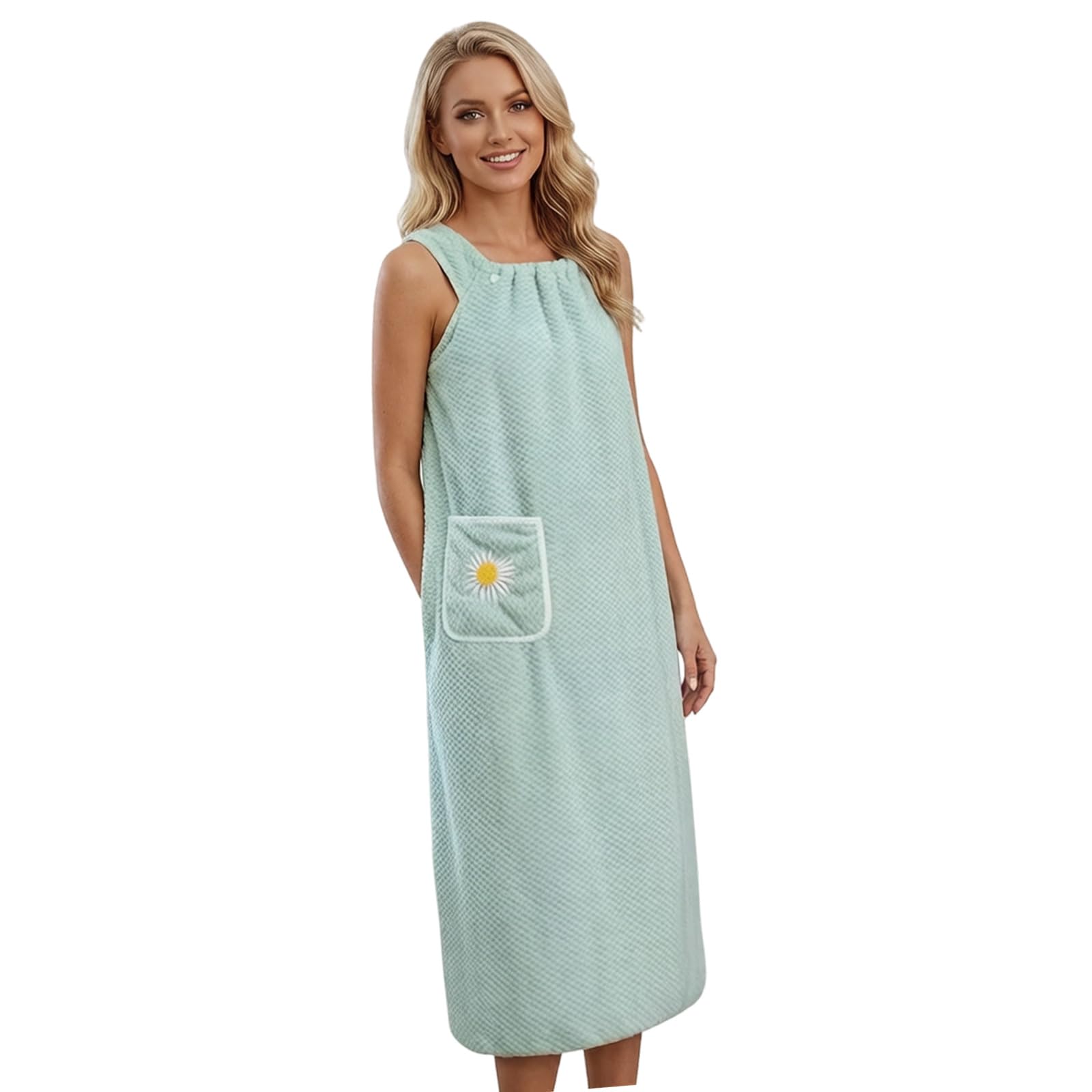 Buxuaaaa Corals Fleece Bath Towel with Soft Fabric for Women Quick Warm Technology and Wrap Around Designs Quick Drying Bath Towel