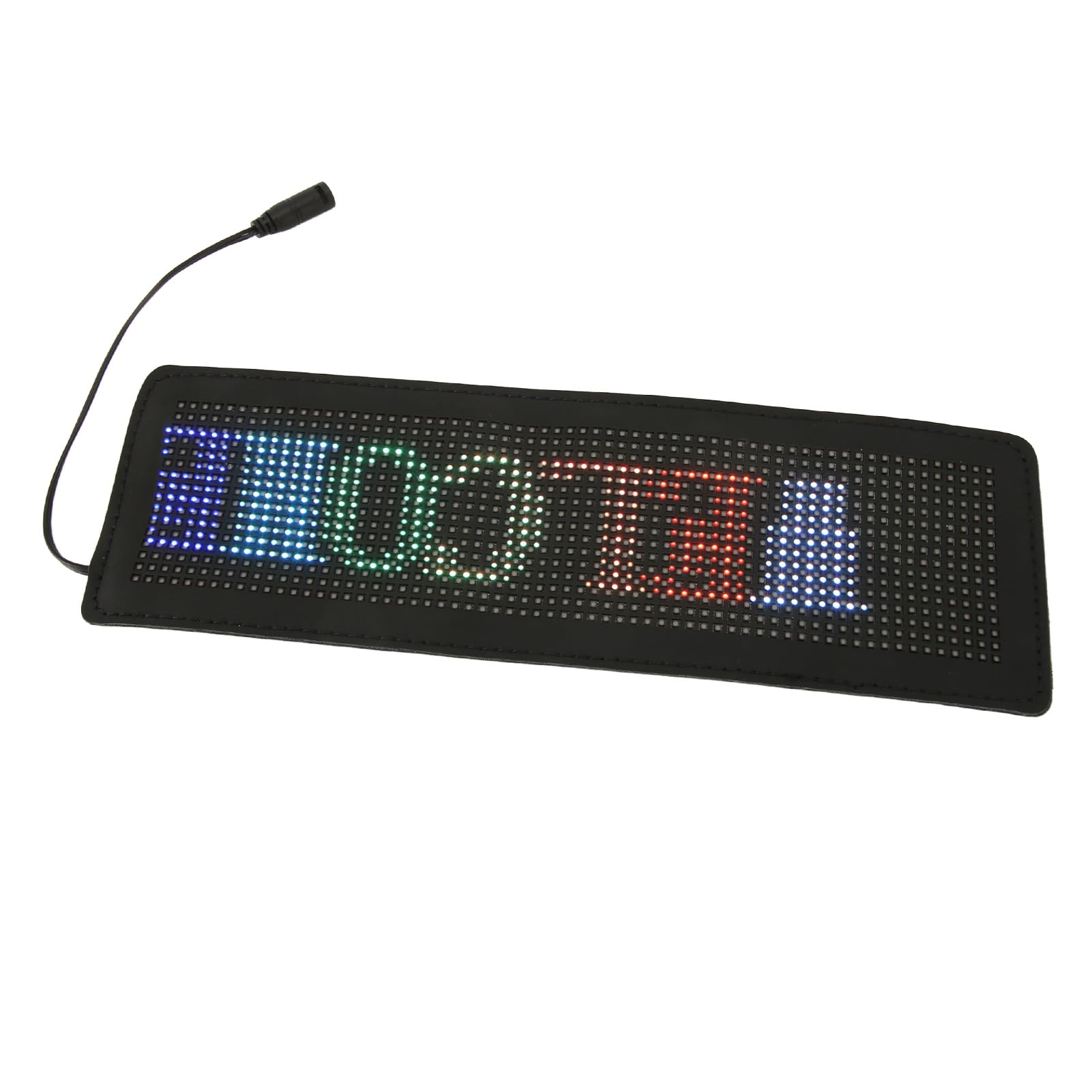 Display Pubblicitario Luminoso RGB Programmabile per Insegne per Auto a LED per Installazioni di Eventi Aziendali 28,5 X 9 Cm
