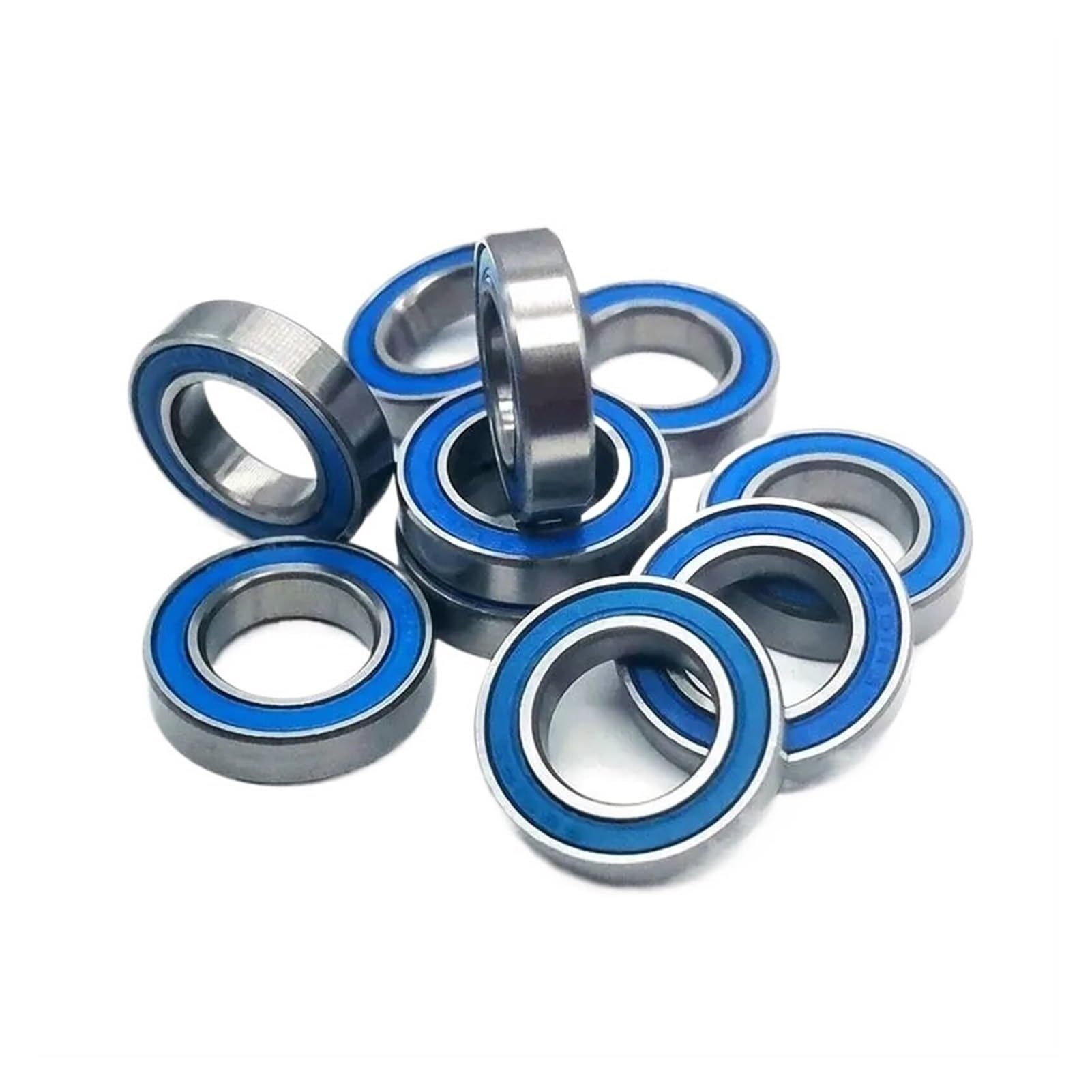 Aspectos, Rodamiento de bolas 10 Uds 6801-2RS rodamiento 12x21x5mm Motor RC doble sellado azul sección delgada miniatura 6801 RS 2RS