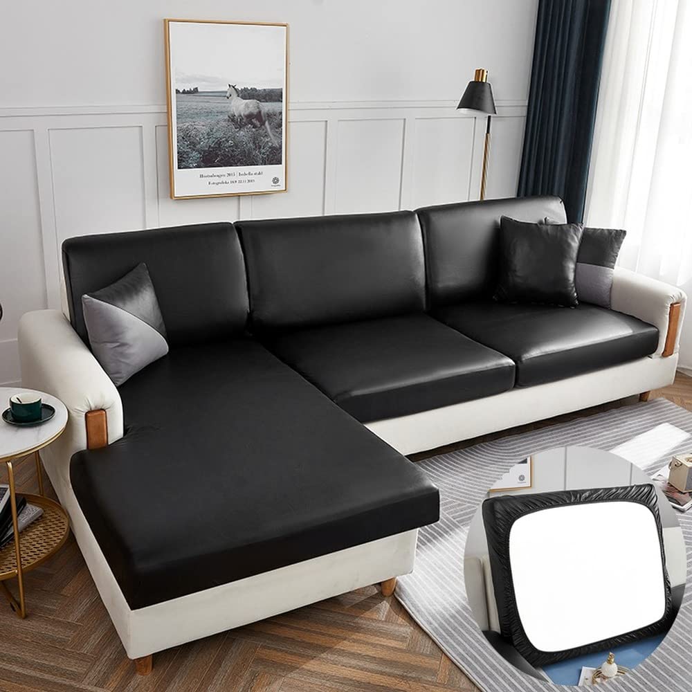 Housse de coussin de canapé imperméable pour protéger les assises des griffes d'animaux