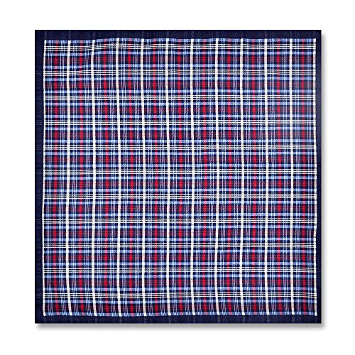 Pure Cotton Men's Soft Handkerchiefs Assorted Color Pack of 6 Gift Set by Zenssia - Thumbnail 7
