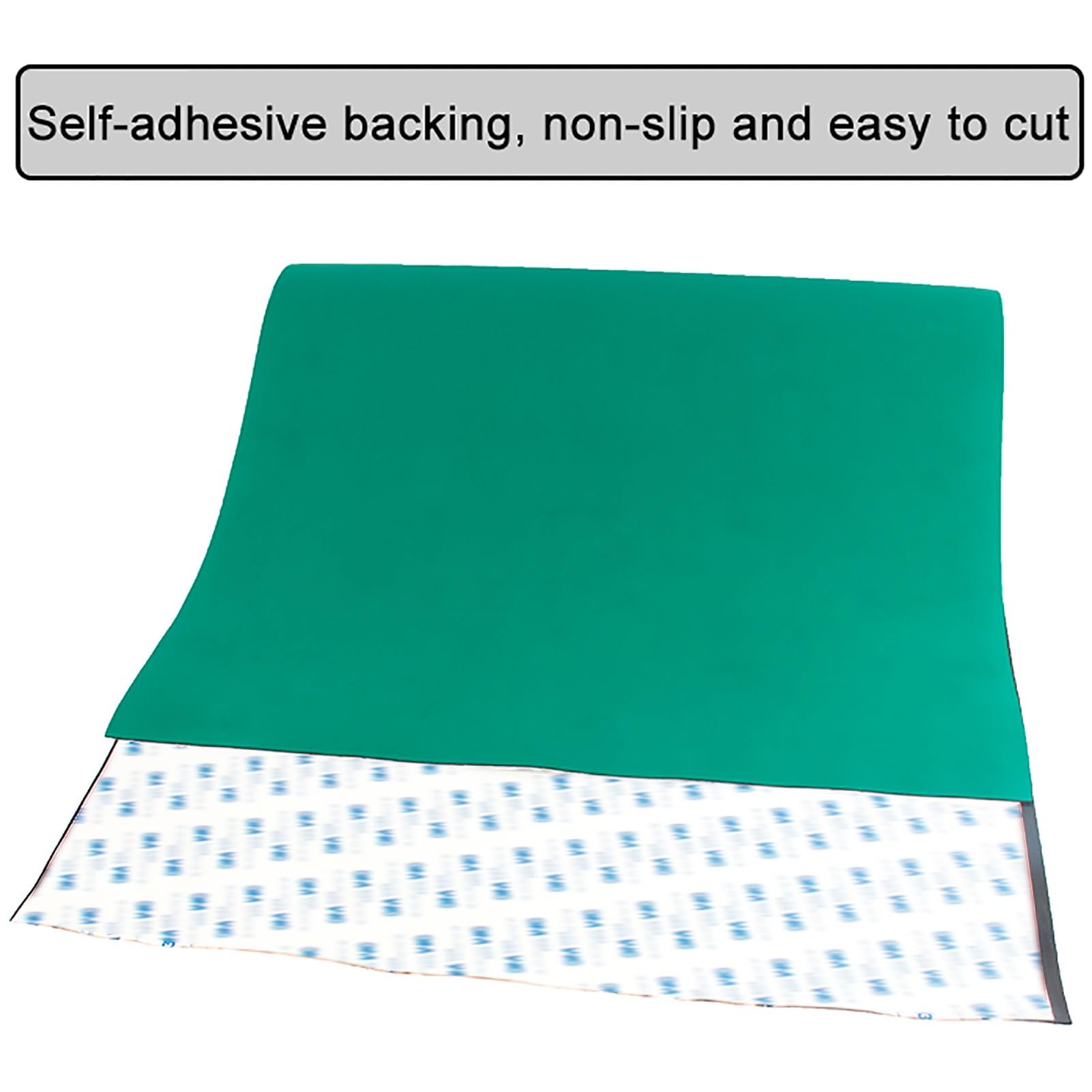 Alfombrilla antiestática para banco de trabajo, mantel de goma autoadhesivo para laboratorio y reparación, superficie antideslizante, 40 x 1000 cm