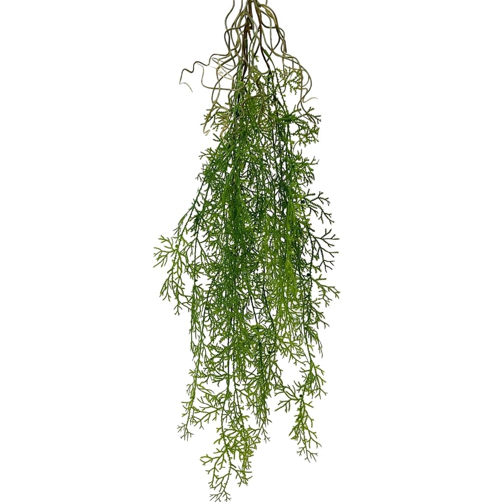 Osmond Simulation of Hanging Green Vines and Green Grass False Vines Ivy Hanging Green Plants Garden Wall Decoration A