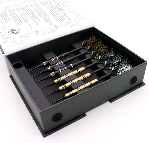 Miniatura 6 de CUESOUL Jazz - Juego de dardos de punta suave de 0.67 oz con 6 vuelos integrados de plástico AK5 y 36 puntas de plástico para tablero de dardos