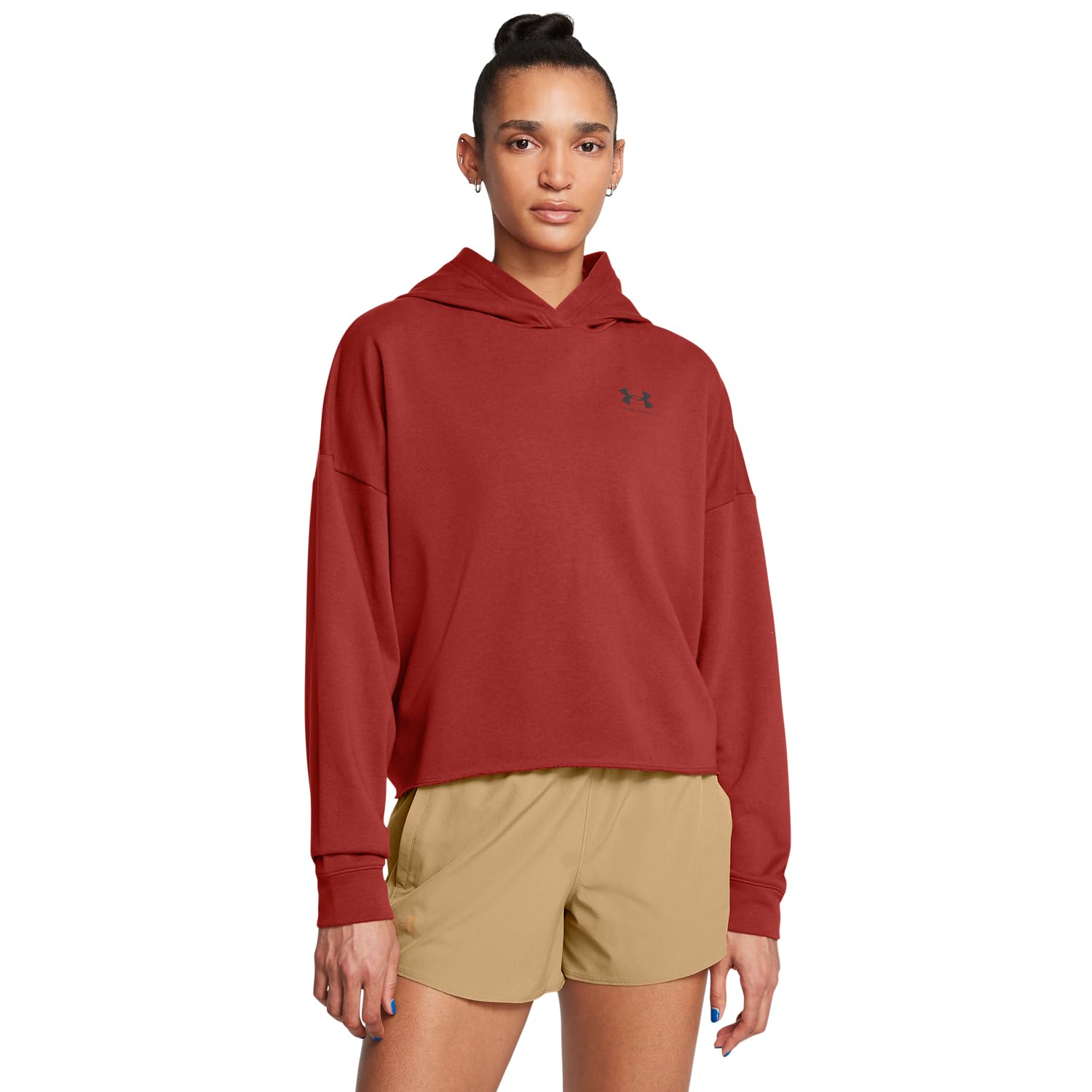 Under Armour Mujer UA Rival Terry OS Hoodie Shirt