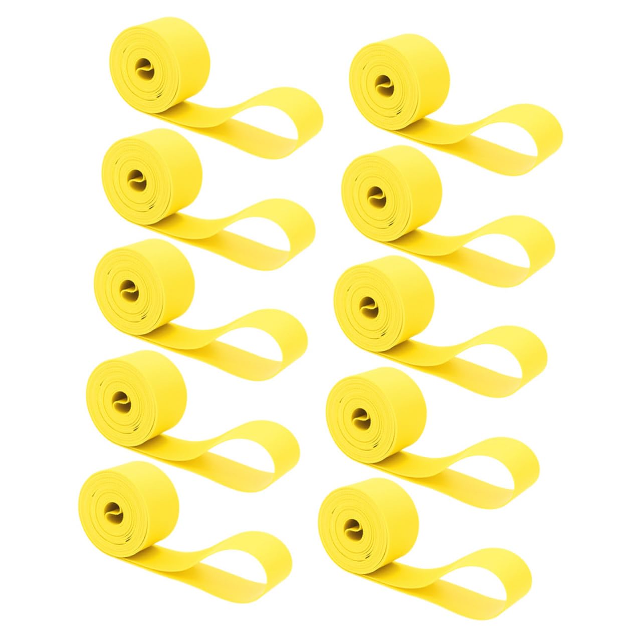 ibasenice 10pcs Anti-Puncture Tire Pads Rim Tape Bike Tire Protector Liner PVC Rim Strips