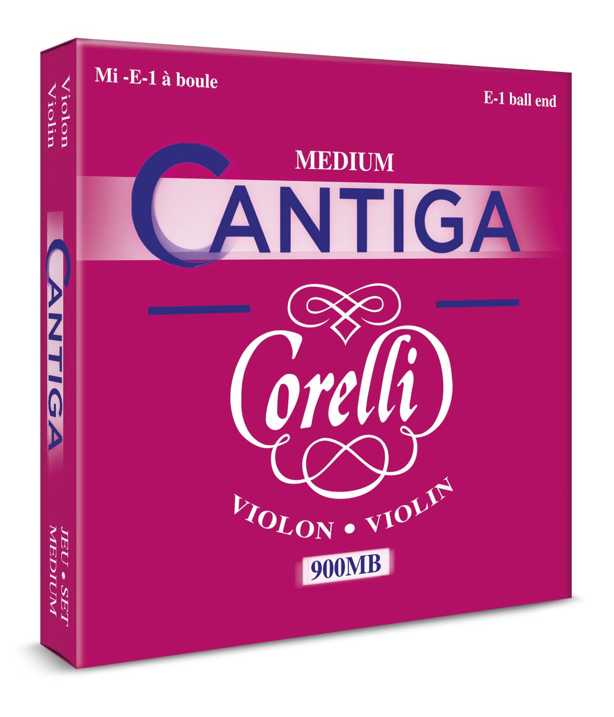 Corelli Corde per Violino Cantiga Set E con pallino Medium 900MB