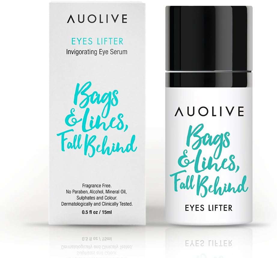 Auolive Premium Eye Cream For Dark Circles & Puffiness - Award Winning Under Eye Serum For Wrinkles & Eye Bags