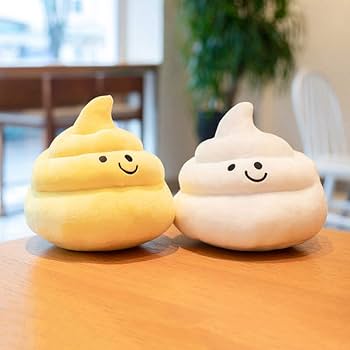 クリーム色の笑顔ぬいぐるみ　うんこクッション　ホワイト Amazon.co.jp: うんち枕ぬいぐるみ クッション 抱き枕 抱きまくら 枕