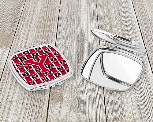 Espejo compacto rectangular decorativo para maquillaje miniatura 3