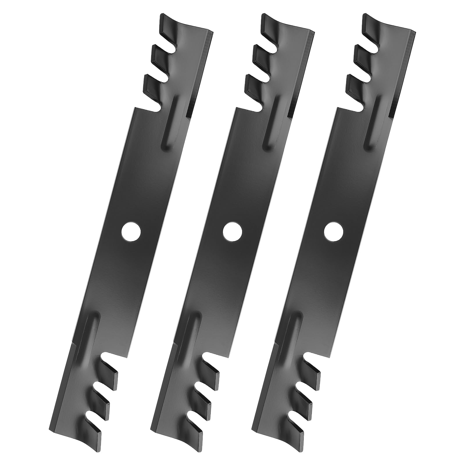 M115496 Cuchillas de mantillo para cubierta de 54 pulgadas, cuchillas de cortacésped GY20569 compatibles con cortacésped Scotts John Deere 345 325 335, sustituye a M111523, M113518, M115329,
