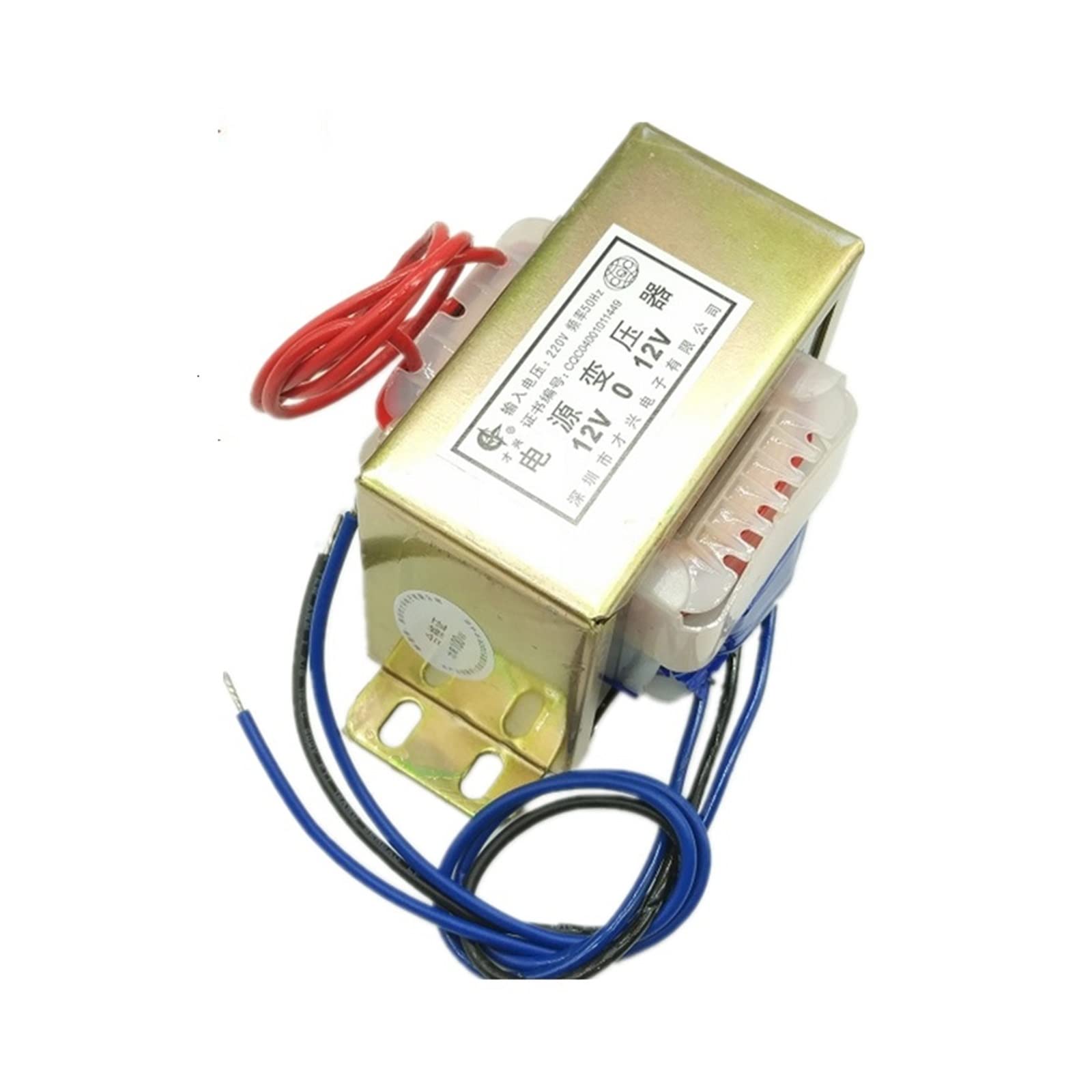 Transformateur EI 100W 220V vers AC 24V simple tension bobine cuivre