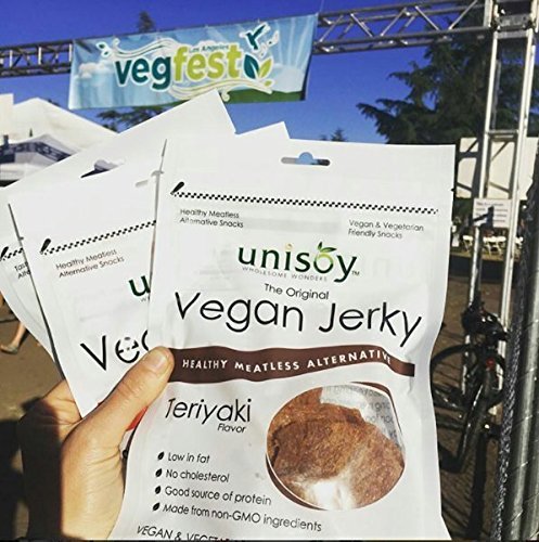 Unisoy Vegan Jerky All 3 Flavors 3 Pack