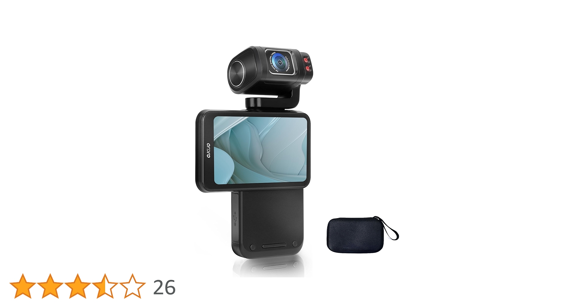 美品✨　Ordro M3 ハンディ型5Kビデオカメラ 手ぶれ補正機能付き ORDRO M3 5K Palmcorder Big Battery With IR Night Vision