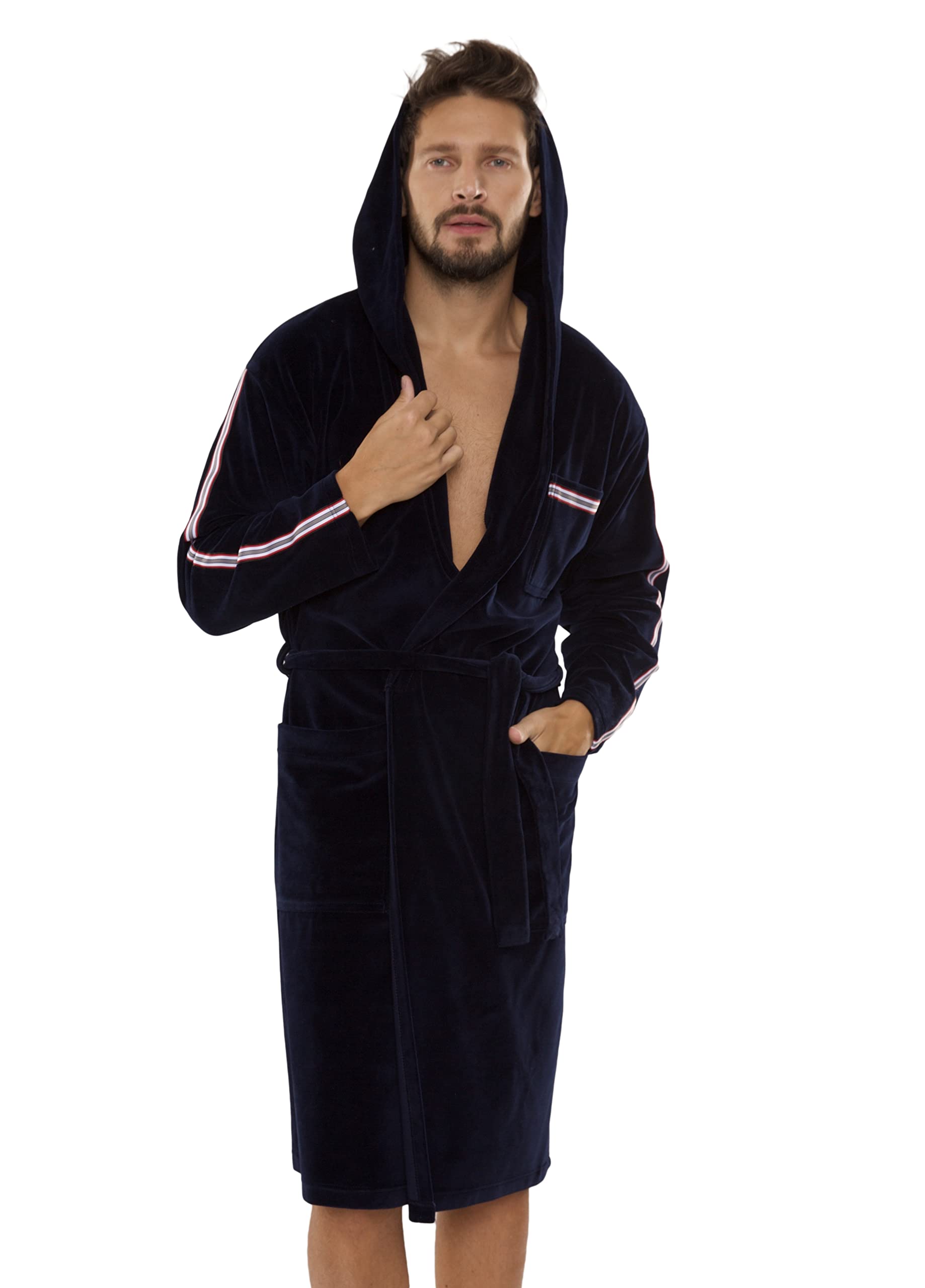 FOREX Lingerie élégant peignoir/robe de chambre en velours ou peignoir/robe de chambre sportif en coton. Fabriqué dans l'UE.