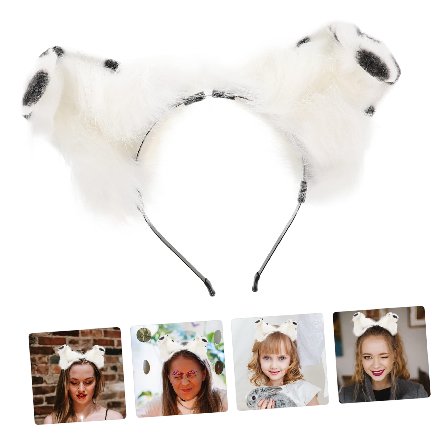 SOIMISS 5pezzi Cerchietto Con Orecchie Di Cane Adorabili Accessorio Per Festa Cosplay Headdress Per Eventi e Festival Creativo Per Amici e Famiglia