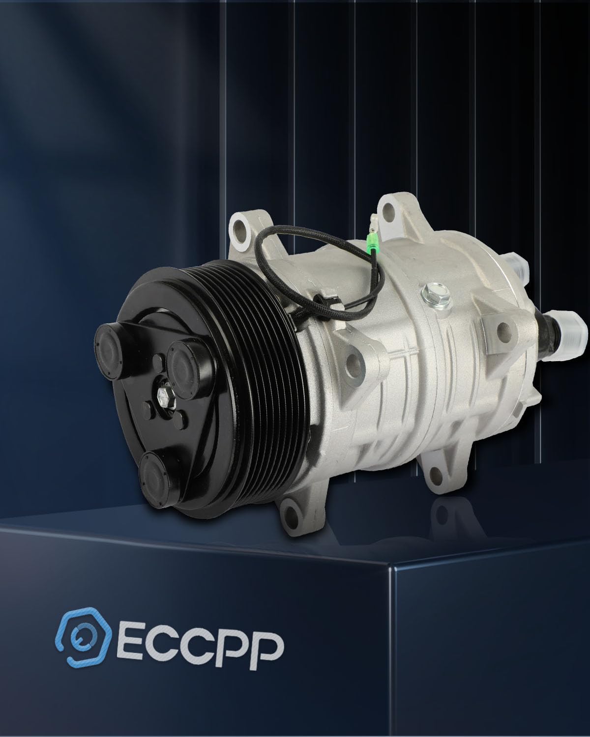 ECCPP AC Compressor CO-46122C Replaces Thermo King TM15 102-580, 102-1018, 102-1004 Air Conditioning Compressor Rapid Cooling