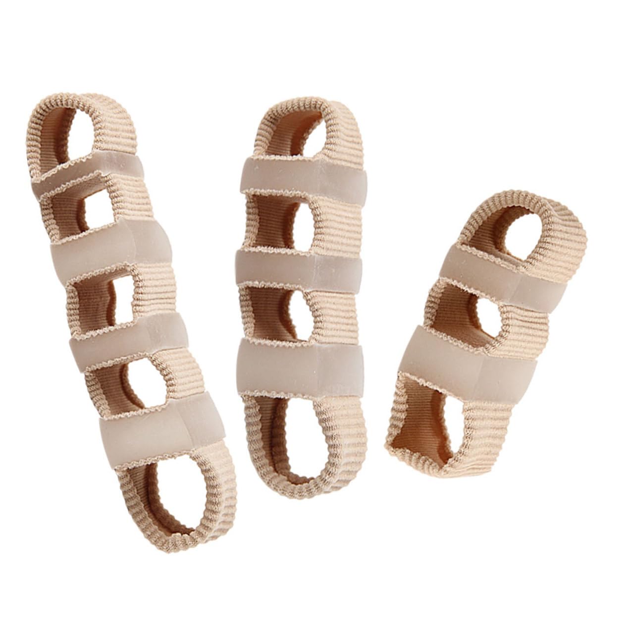SOESFOUFU Toe Spacers for Bunions 3 Pack Toe Separator Sleeves Splint for Women Foot Care Products