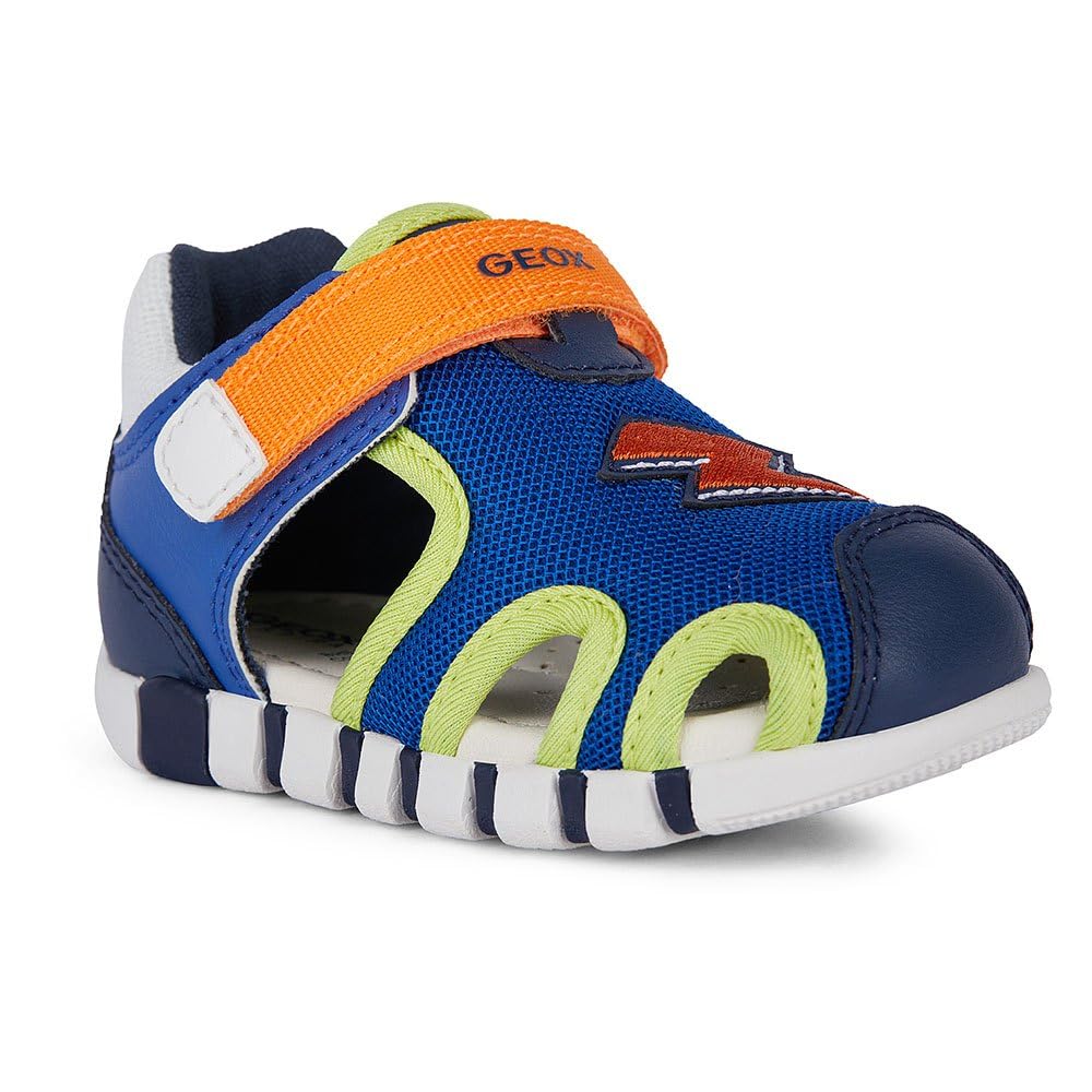 Geox Baby Boys' B Sandal Iupidoo BoySandal, Royal Orange, 3.5 UK