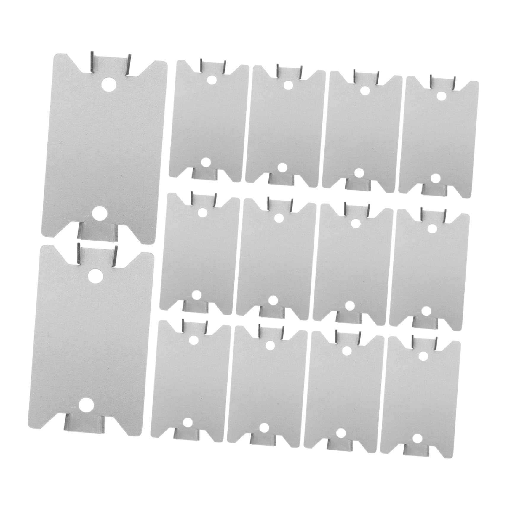 IWOWHERO 50pcs Nail Plates for Studs Electrical Cable Protector Shield for Plumbing Wiring Safety Quick Installation Durable Protection Against Damage