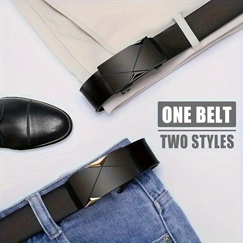 46-inch men's casual business belt, suitable for giving to fathers or husbands. Factory wholesale and sales available.2