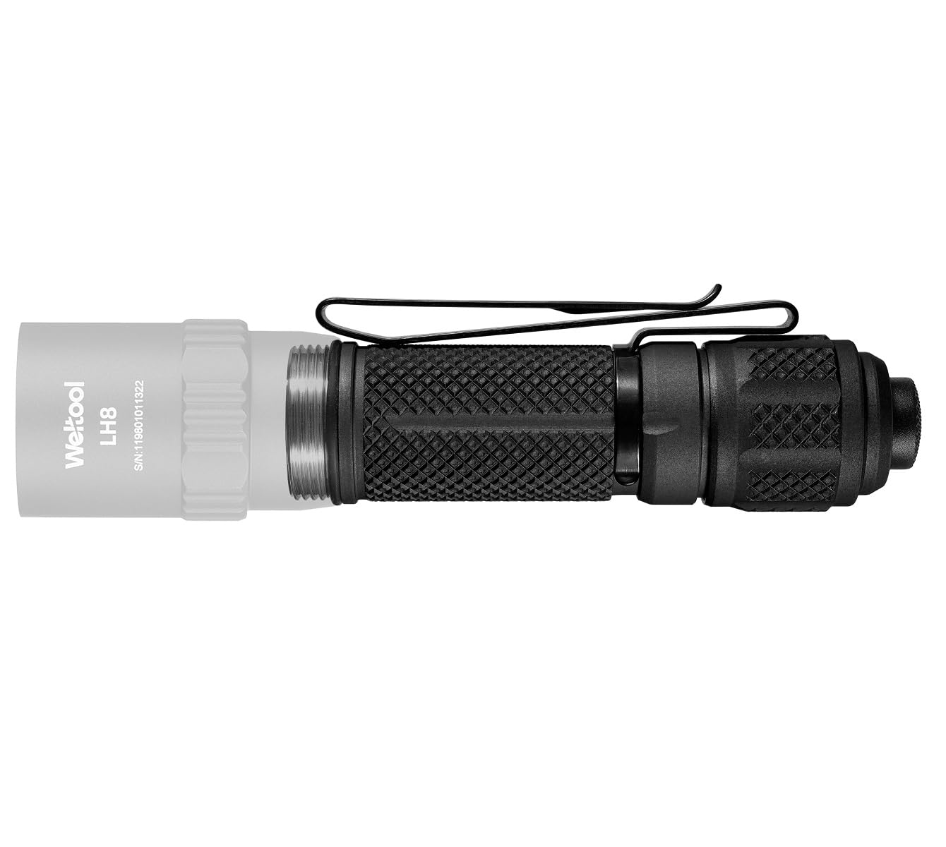 Weltool BB18 Flashlight Body and TC20 Tailcap for Surefire M600DF