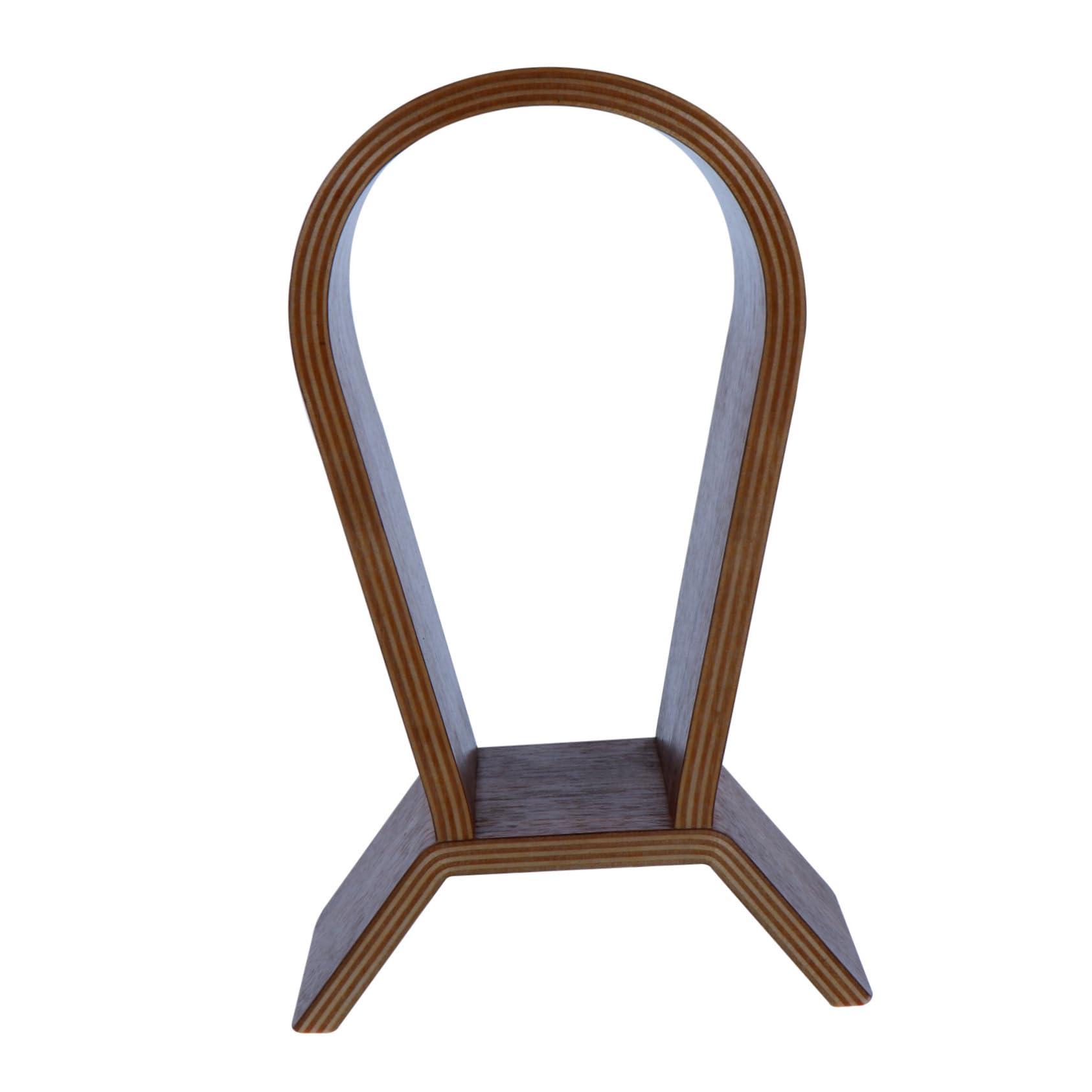 Support pour Casque Audio Rangement Pratique pour Écouteurs en Bois de Noyer Naturel, Stable et Élégant pour Décoration Maison ou Boutique Casque