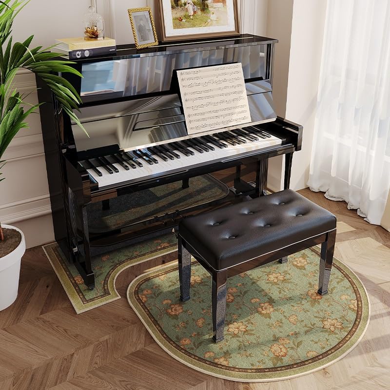 Tapis de sol antidérapant isolant pour piano droit et antibruit maison