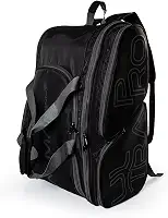 Raqueteira Pro Porta Raquete Beach Tennis para 4 Raquete Preta Alma Genius