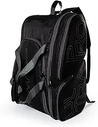 Raqueteira Pro Porta Raquete Beach Tennis para 4 Raquete Preta Alma Genius