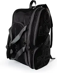 Raqueteira Pro Porta Raquete Beach Tennis para 4 Raquete Preta Alma Genius