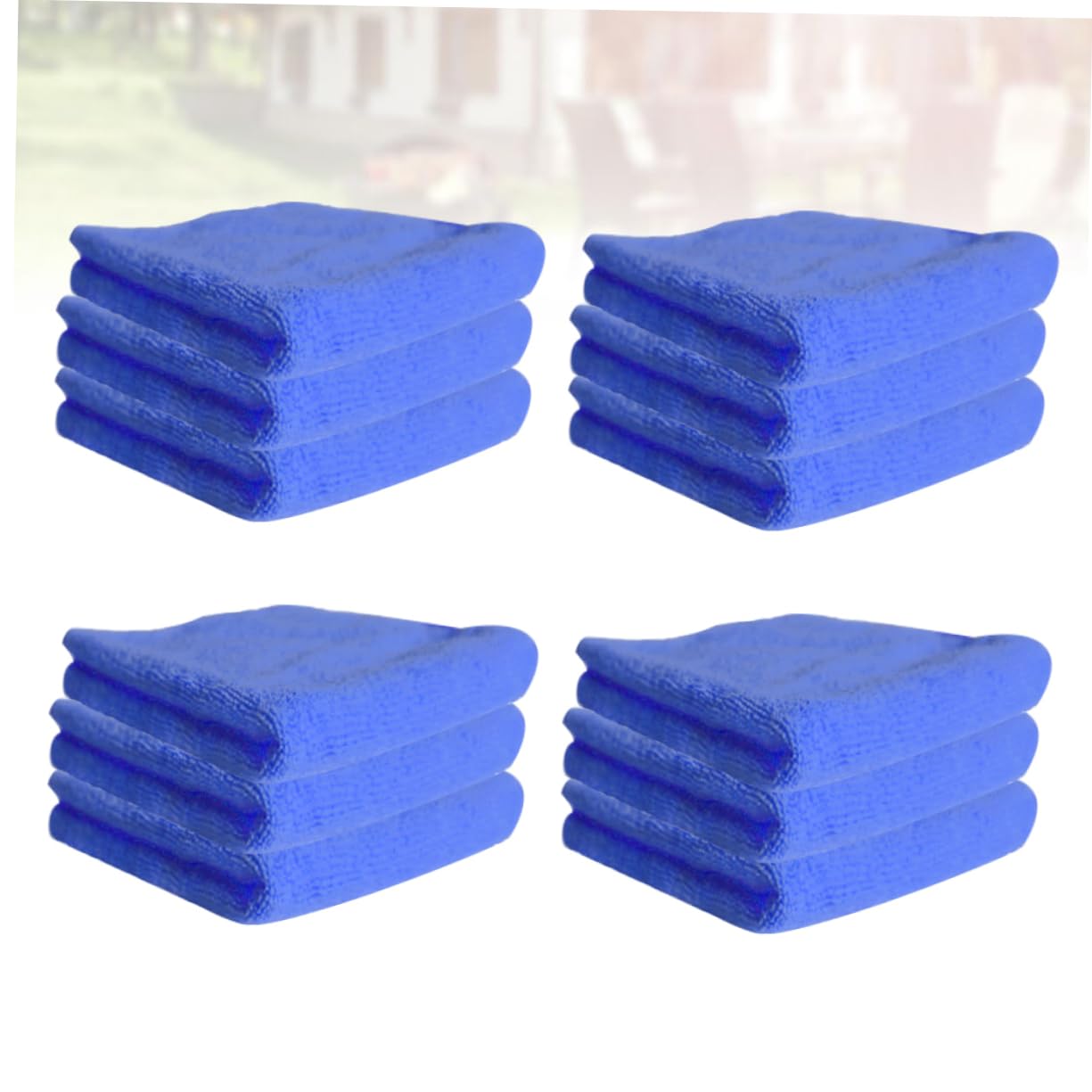 MAGICLULU -Pack Mikrofaser Geschirrtücher Stark Saugend und Ölabweisend Waschbar für Küche und Fenster 12 Stück Blau