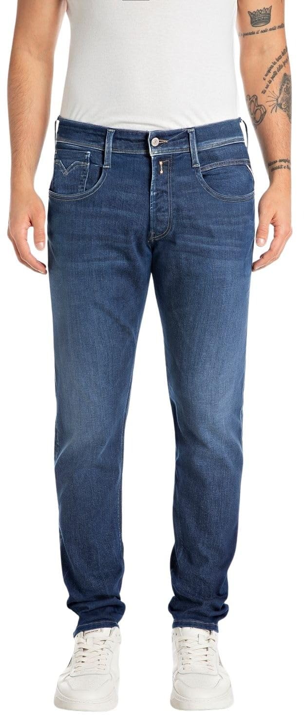 Replay Herren Jeans Anbass Bio