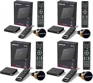 Package of 4 - Formuler Z10 Android 10 Dual Band 5G 2GB Ram 8GB ROM 4K + Extra Magnetic Car Mount + Extra Luminous Remote Control Pack of 4