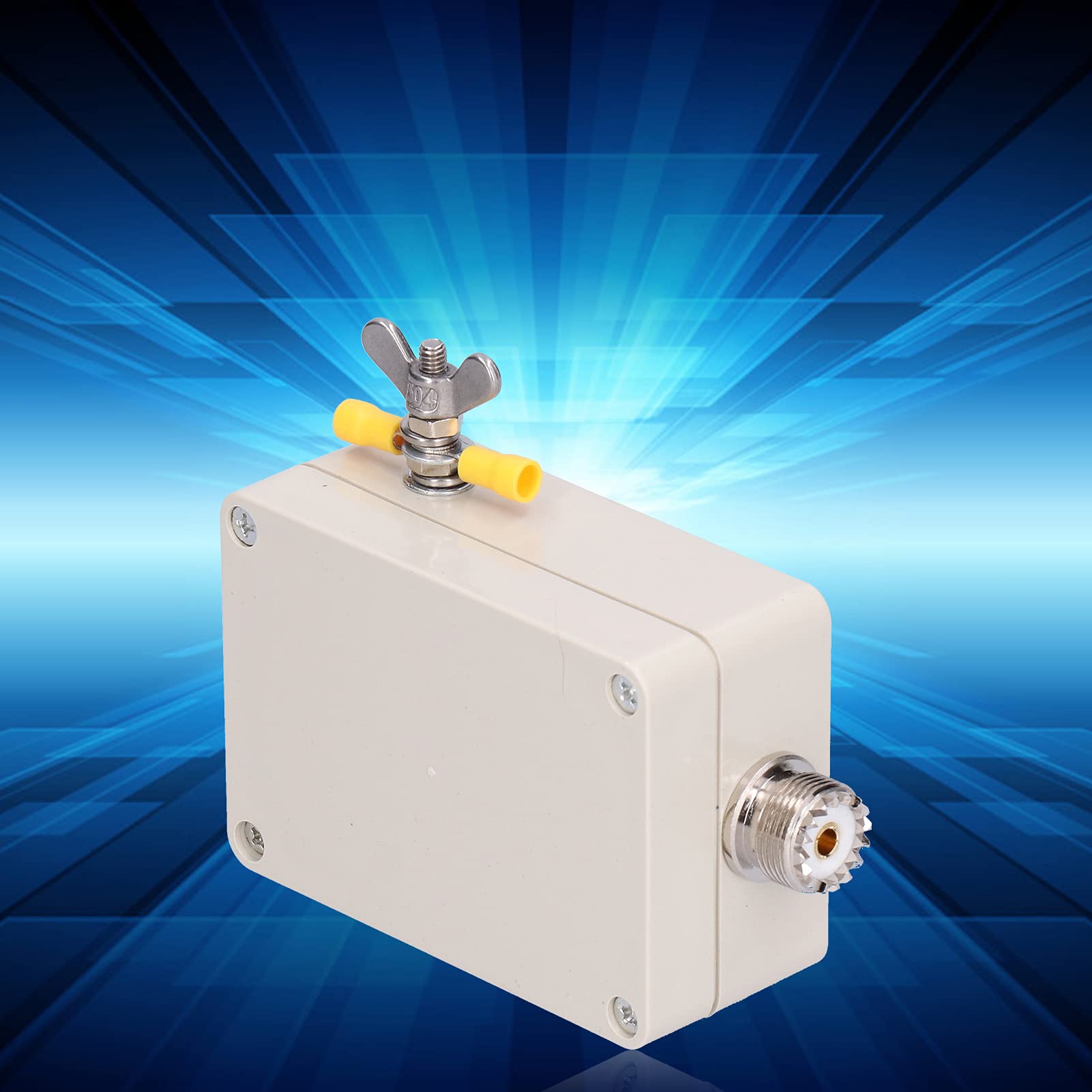 Eujgoov Loop Antenna Balun, 5-35MHZ 49: 1 Antena de onda corta de peso ligero Balun Equipo de antena de radio