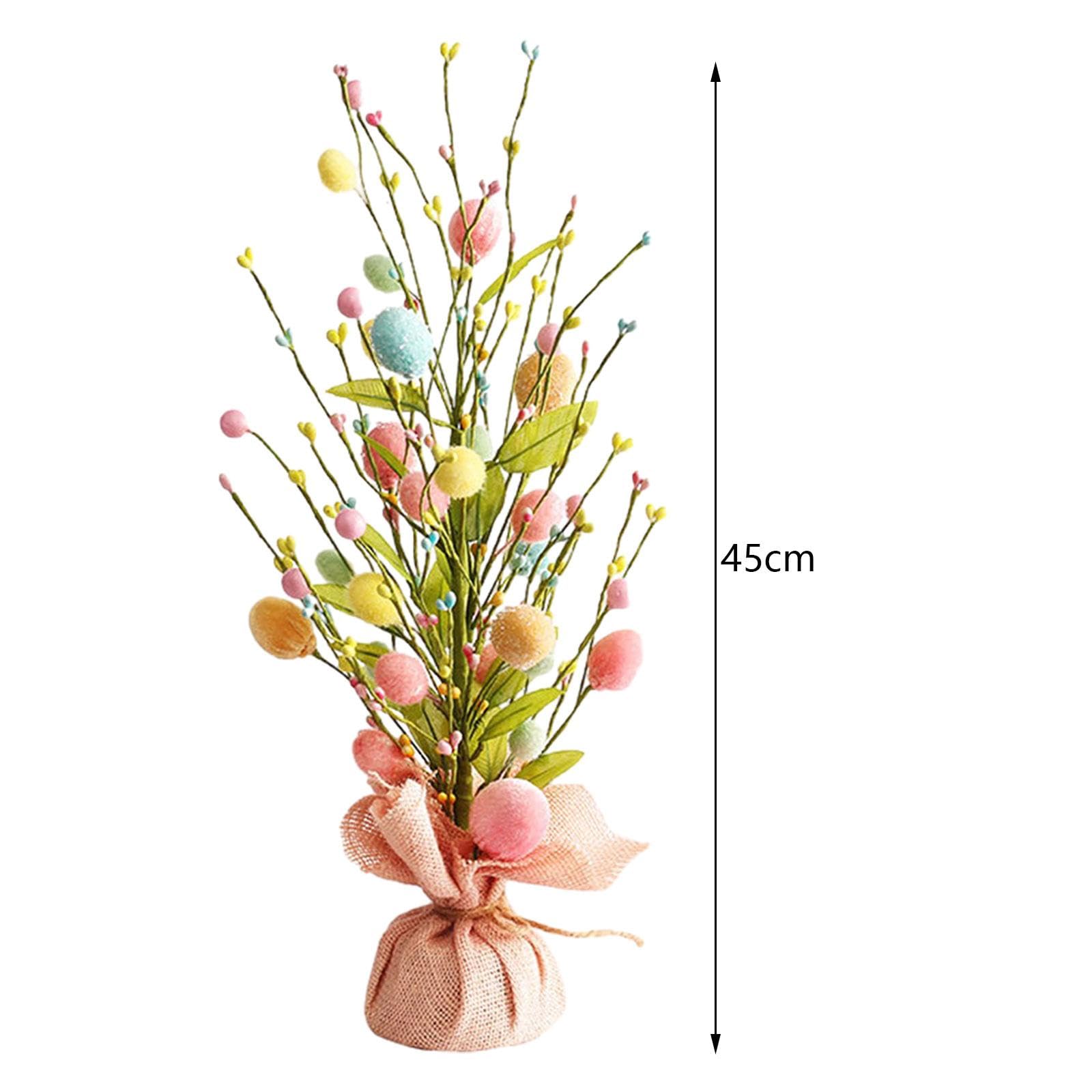 Decorazione da Tavolo a Forma di Albero di Uova di Pasqua, Delicati Rametti di Uova di Pasqua per La Cucina