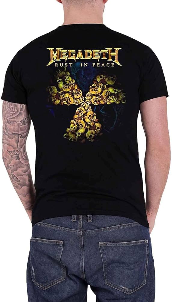 トップス MEGADETH 2004 RUST IN PEACE anvil XL Megadeth Rust In Peace T-Shirt Size S M L XL 2XL 3XL Thrash