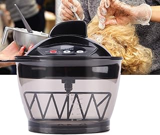 WANGXN Mélangeur électrique de crème de Cheveux, Bol de mélange de Couleur Automatique de Cheveux de mélangeur pour la Teinture de Couleur de Salon de Coiffure