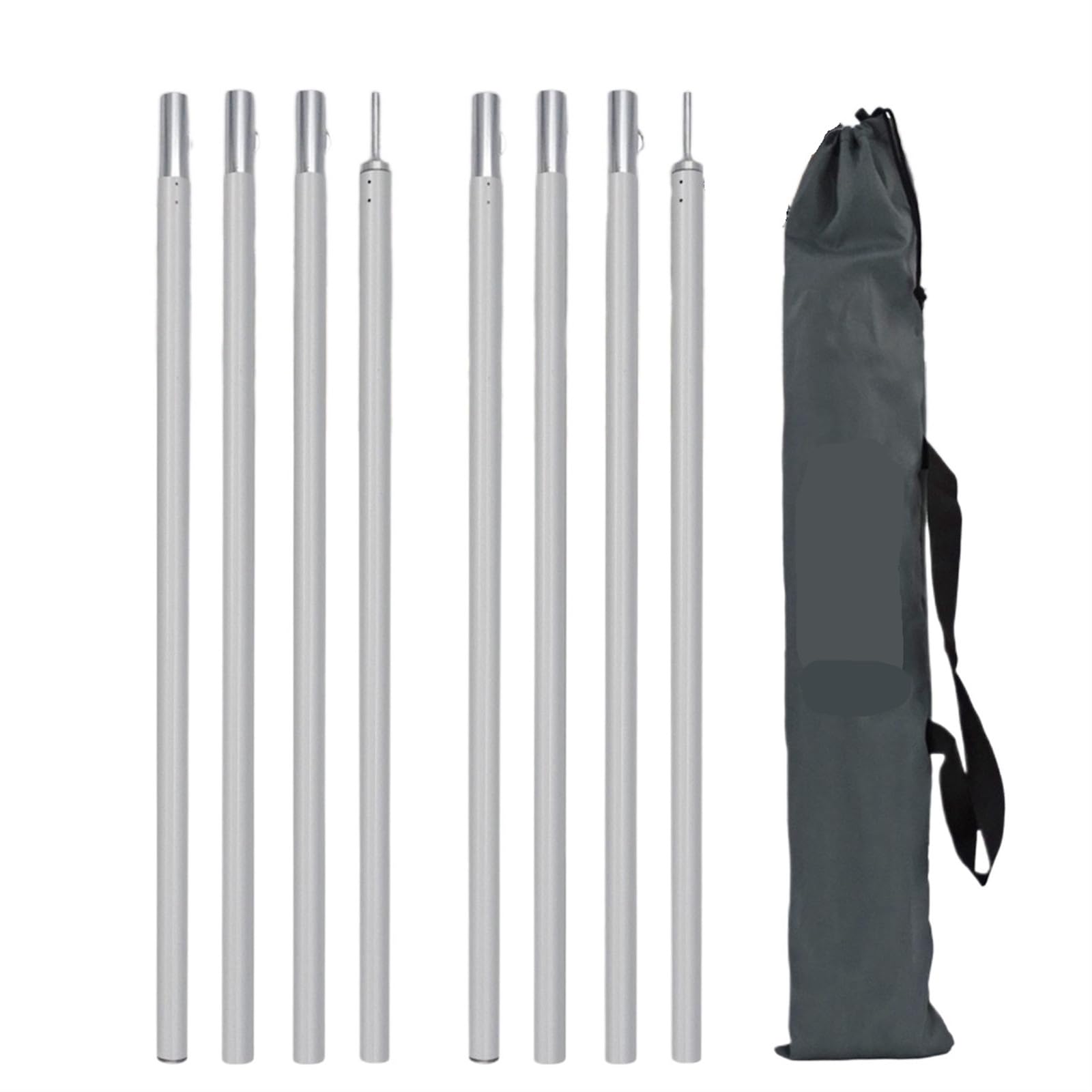 Leichte Zeltstangen Aluminium-Planenstangen for Camping-Rucksackunterstände