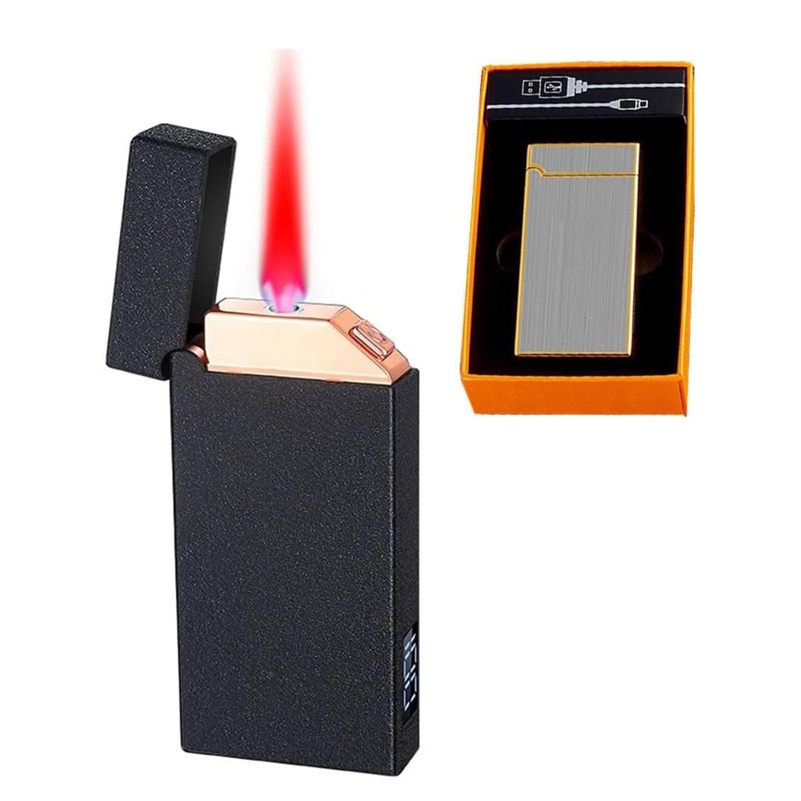 Encendedor resistente al viento ideal para barbacoa y uso al aire libre