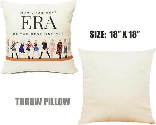Miniatura 4 de Comanro Fundas de almohada para amantes de la música, serie Taylor Gifts Merch, fundas de almohada de 18 x 18 pulgadas, funda de almohada decorativa