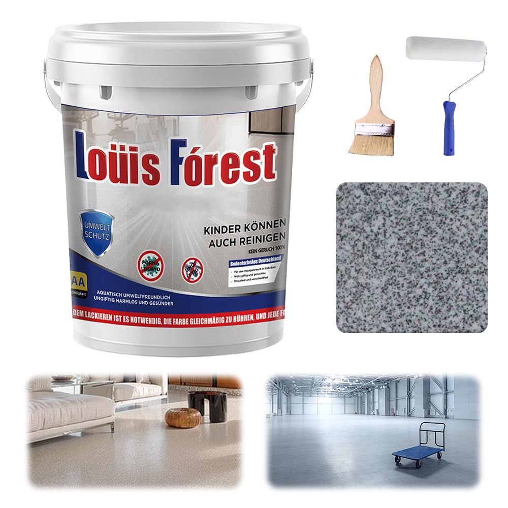 DIY Upgrade High-Gloss Marble Effect Louis Epoxy Floor Coating, Garage Swimming Pool Epoxy Floor Paint, Marble-Like Finish, Suit for Multiple Surfaces
