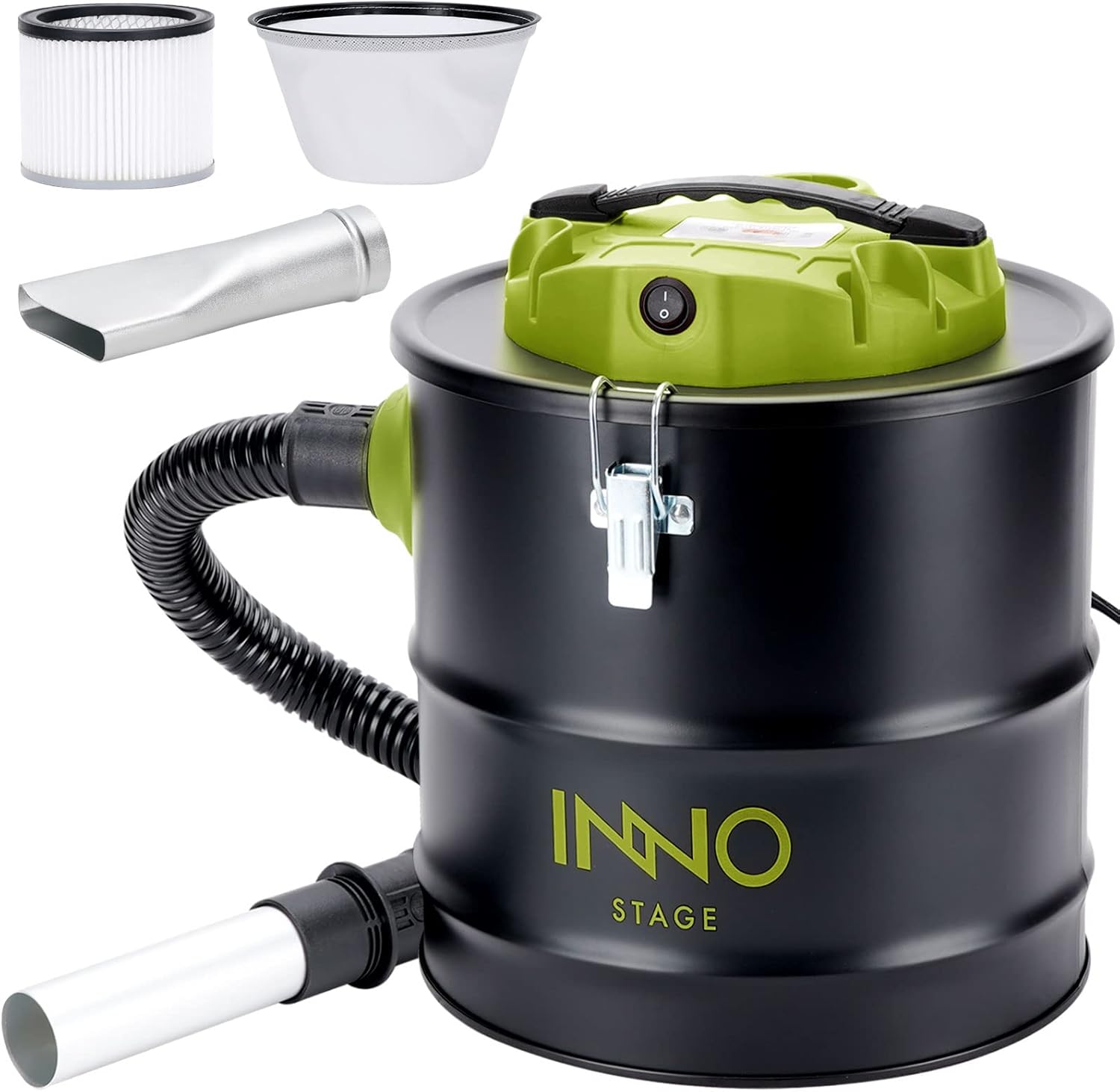 5Gallon Ash Vacuum Cleaner with 1200W Powerful Suction, Ash Vac Collector with