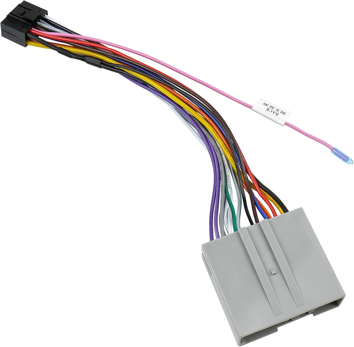 Adaptador de 24 pines para mazo de cables de radio Android para Ford sin AMP | Arnés de cableado estéreo para coche, conector de 16 pines, compatible con Ford F-150 F-250 F-350 Escape Expedition Lincoln Mercury Non Canbus