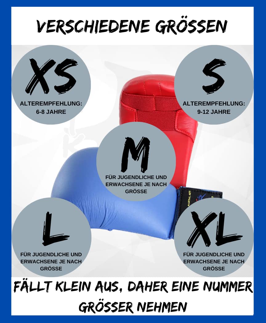 Chikara Karate Faustschutz, Karate Boxhandschuh, Karate Handschutz, Kampfsport Handschutz, Kampfhandschuhe