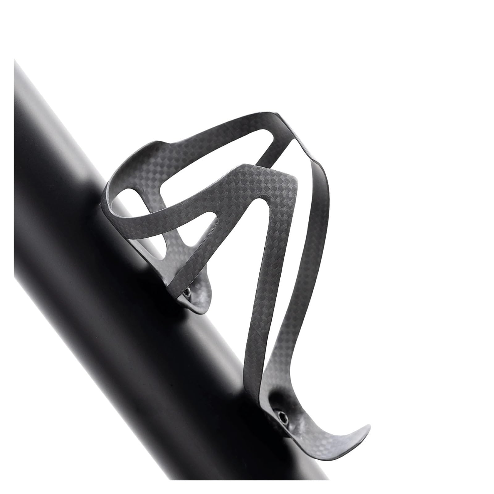Jaula for Botella de Agua Bicicleta Fibra Carbono, jaulas for Soporte Carretera, Negro Mate, Peso (16 ± 2 g)(Matte Black 2 Pieces)