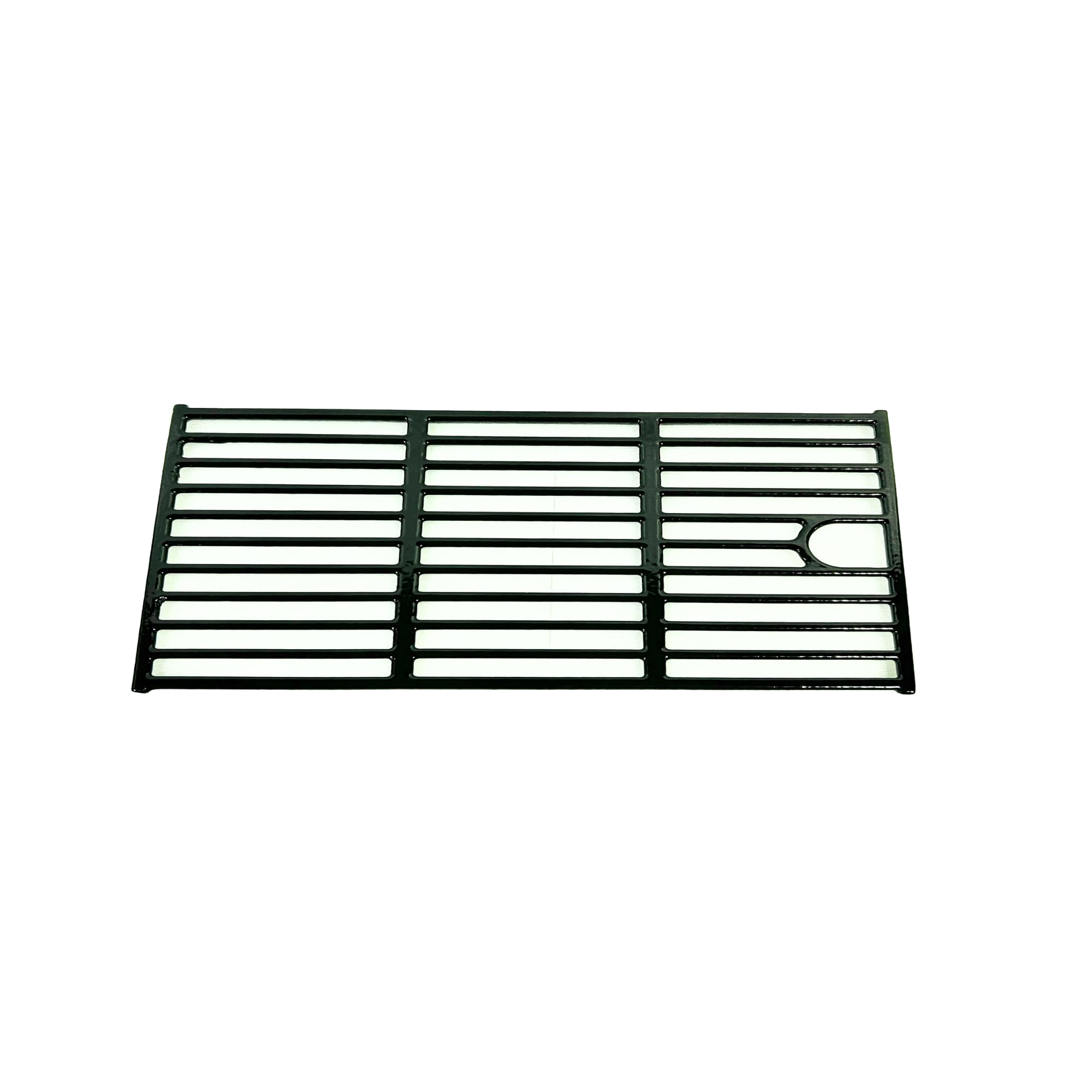 Cook'in Garden - Grille pour Barbecue en Fonte émaillée, 41 x 23 cm, Résistance aux Hautes températures, pour Cuire Viande, Légumes et Poissons, Lavable au Lave-Vaisselle, Compatible Multi-Marques