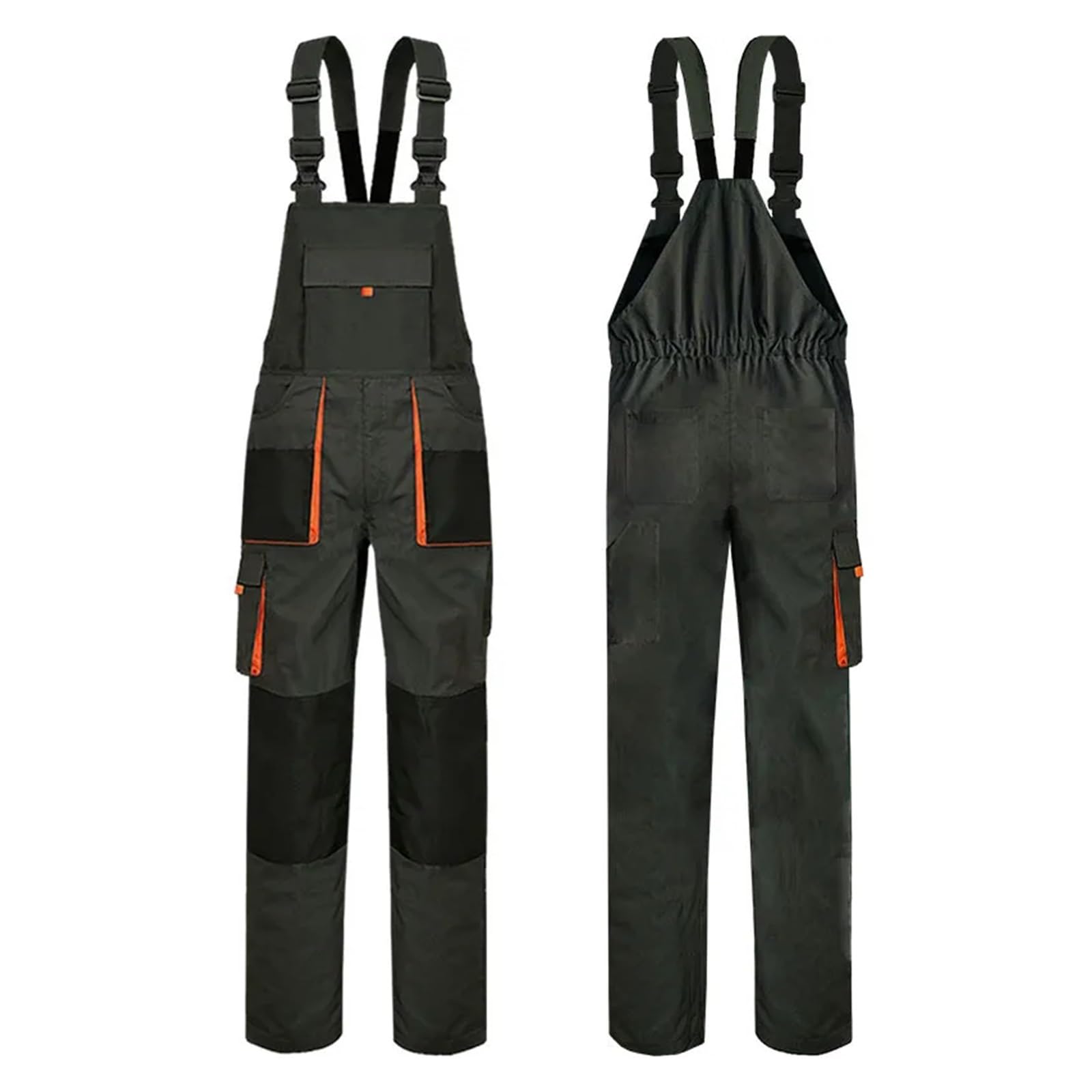 Arbeitshosen Herren-Overall, Arbeitskleidung mit mehreren Taschen, verschleißfeste Schutzkleidung